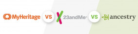 MyHeritage vs 23andMe vs AncestryDNA - De stores kamp [2024]