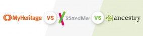 Comparatif MyHeritage, 23andMe et AncestryDNA [2024]