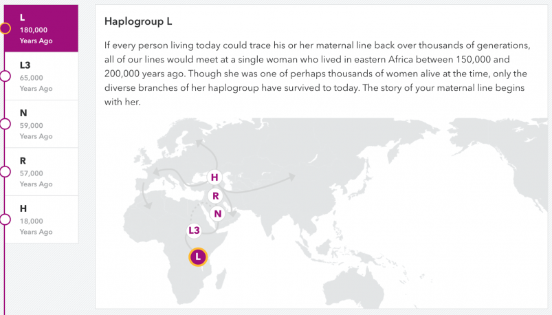 MyHeritage vs 23andMe vs Ancestry review --23andMe Maternal Haplogroup