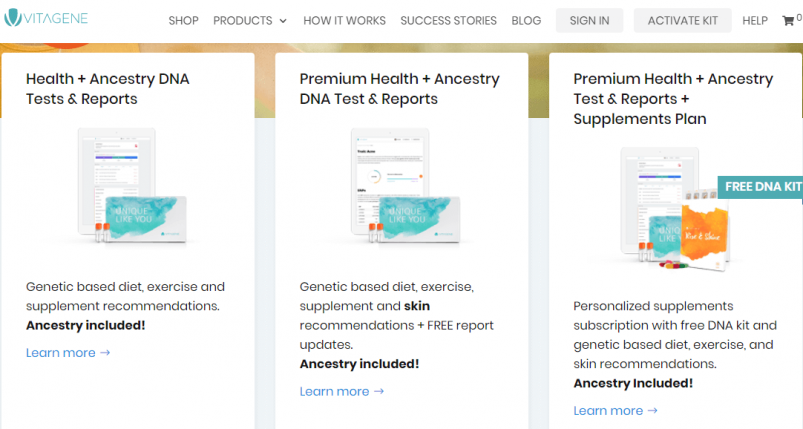 23andMe Pricing - vitagene