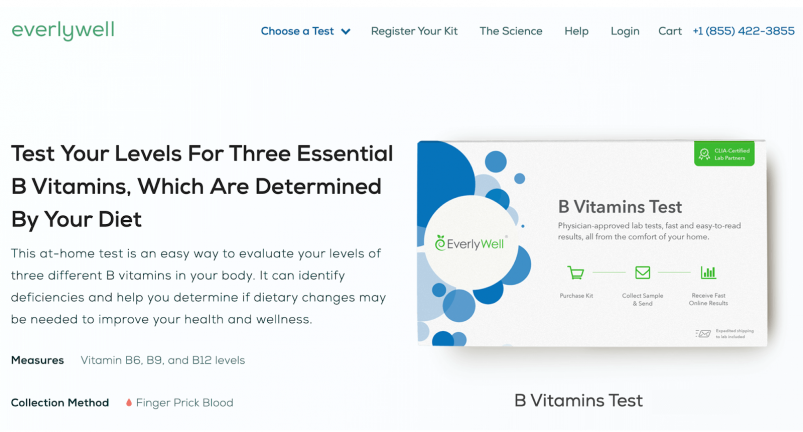 Подробнее о об анализе крови Vitamins Blood Test Everlywell