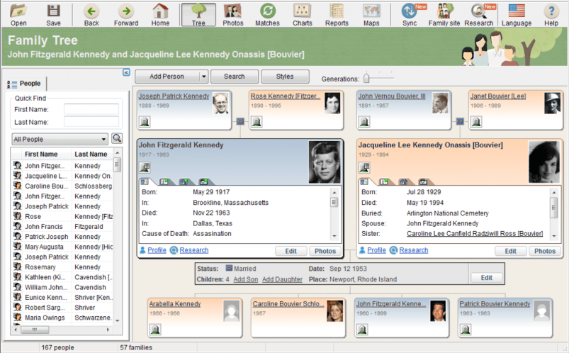MyHeritage family tree builder tool