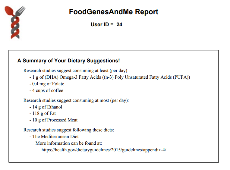 Gene Food Review