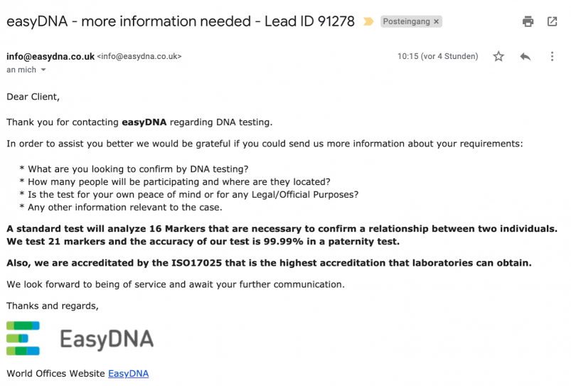 EasyDNA Review