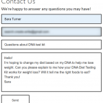 MightyDNA Customer Support Contact Form