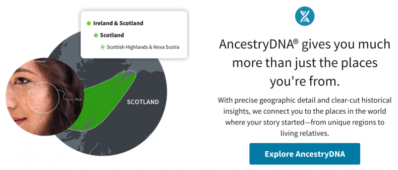 An AncestryDNA kit gives you an ethnicity estimate and geographical insights into your heritage