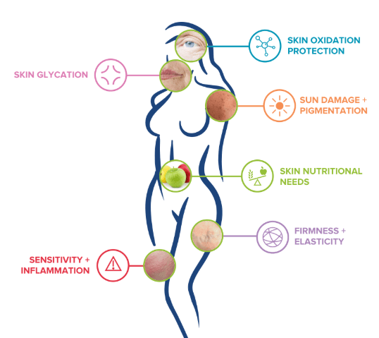 Caligenix Skin Care Report Categories