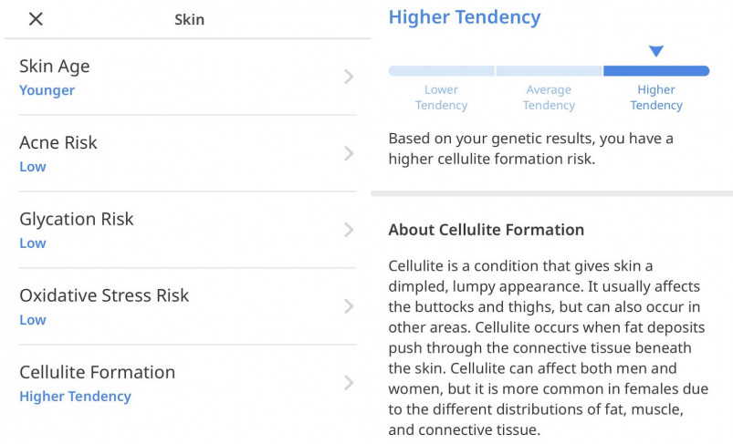 Skin Report from Circle DNA