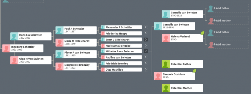 My Growing Family History on Family Tree by Ancestry