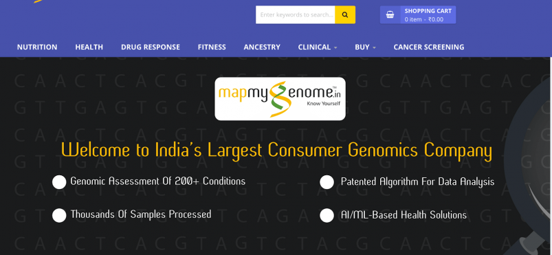 Mapmygenome Is India's Largest Consumer Genomics Company