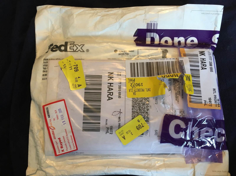 Mapmygenome's Test Kit Is Mailed from India via FedEx