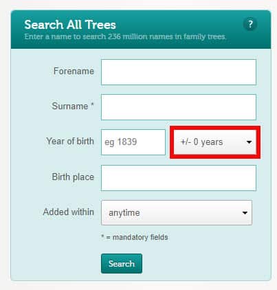 genes reunited family tree search