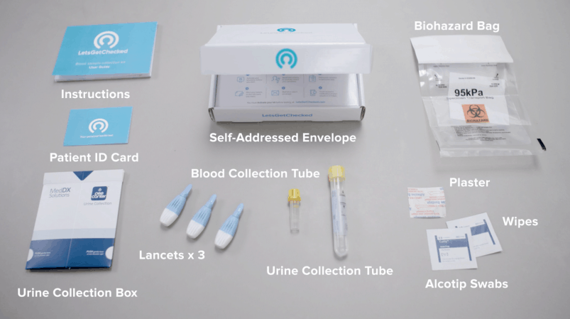 letsgetchecked sample collection kit