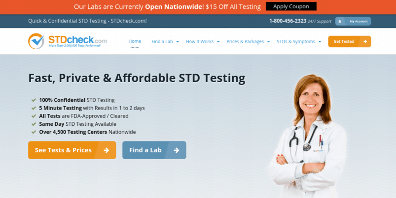 Amazon.com: STD self testing home kit / Easy 4 Steps Private Test Kit / All  7 types of STDs : Industrial & Scientific