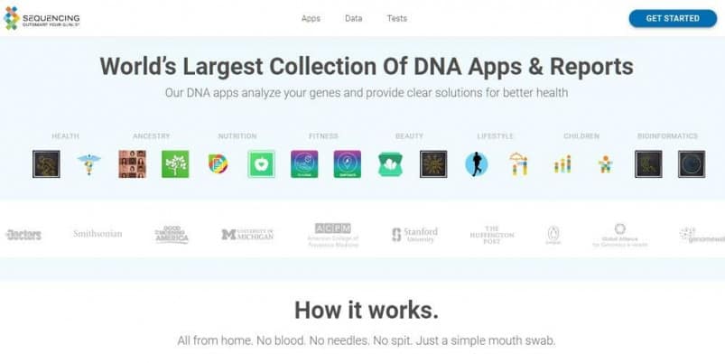 Sequencing.com - Home Page with Apps