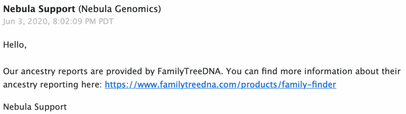 Nebula Genomics inquiry response #2