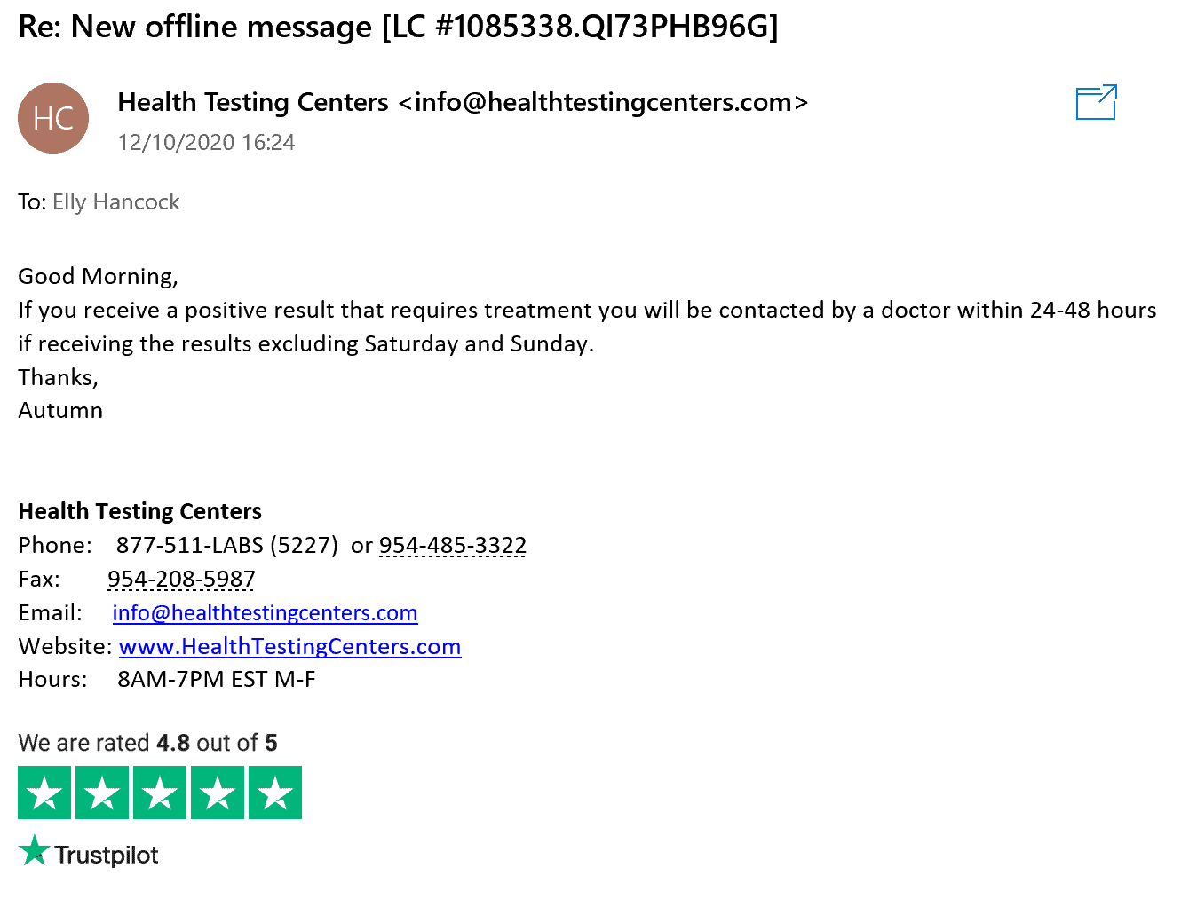 Health Testing Centers Review 2022 Reliable STD Screenings?