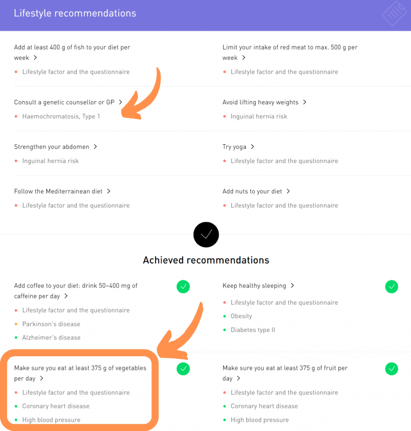 Atlas Biomed gives you actionable health tips