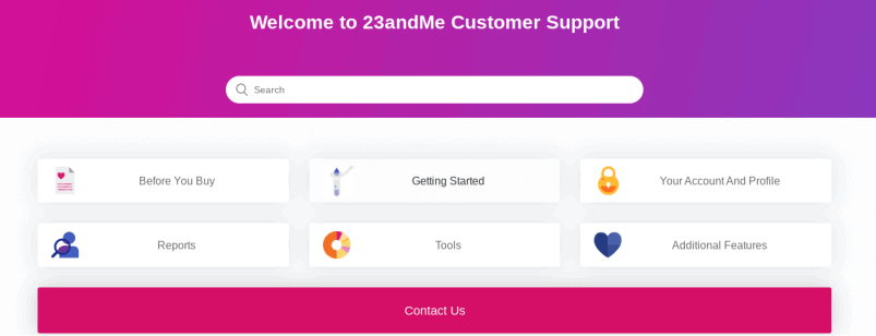 23andMe Customer Support Center
