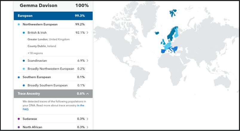 23andMe Ethnicity Estimate