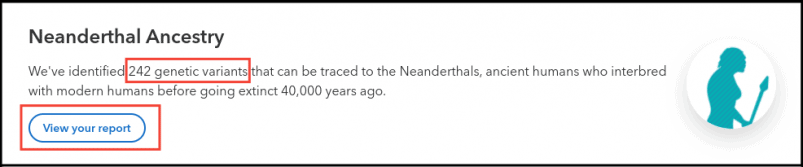 23andMe Neanderthal DNA
