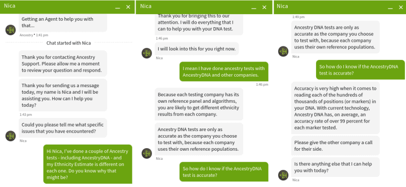 Ancestry Live Chat Support