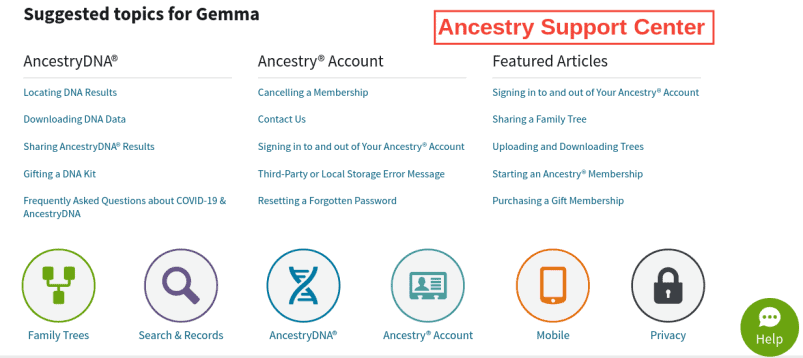 AncestryDNA Support Center