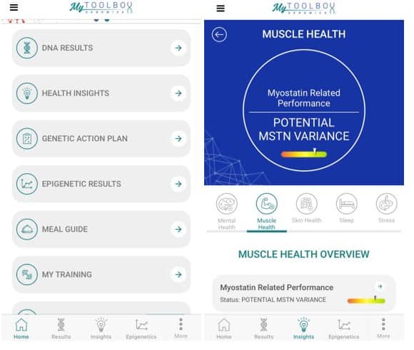Access Your Report Through MyToolbox Genomic's App
