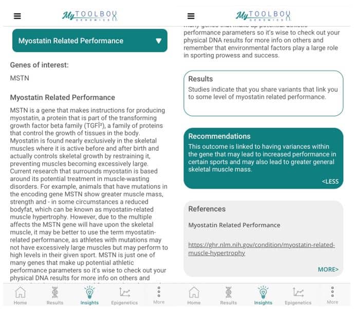 Access Your Report Through MyToolbox Genomic's App