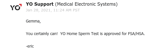 YO Sperm Testing Review