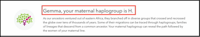 23andMe Haplogroup Ancestry Report