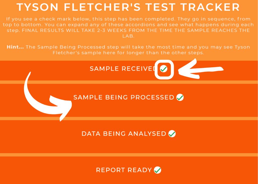 Wisdom Panel Sample Tracker